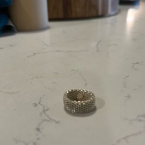 Tiffany Sterling Silver Mesh Ring
